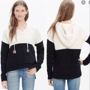 MADEWELL colorblock knitted sweater